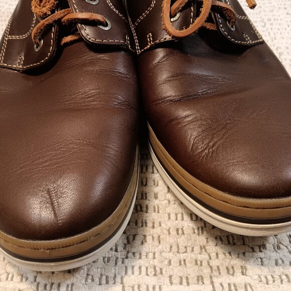 Johnston & Murphy men's 'McGuffey' Plain Toe memory foam derby shoes sz 9.5 M - Picture 11 of 16